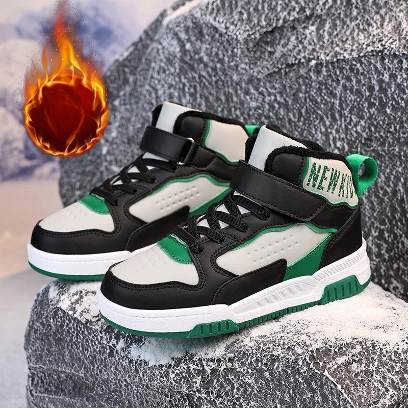 Boys' Shoes, Children's Casual Winter and Autumn New Style Sports Sneakers, Girls' Cotton Shoes
