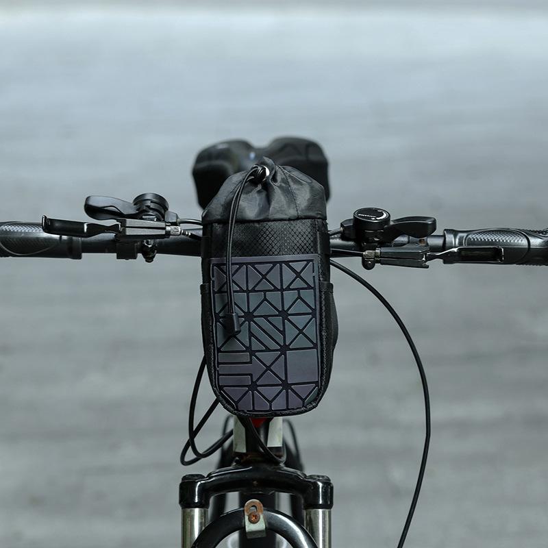 Multifunctional Cycling Water Bottle Bag Mountain Folding Bicycle Handlebar Insulation Water Bottle Bag Mobile Phone Bag Neutral