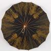 24-Rib Long Handle Windproof Gradient Chinese Style Umbrella, Sun & Rain Protection, Customizable Logo, Reinforced Design