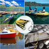 Boat Rope Ladder With Hook Portable Folding Soft Boarding Ladders For Inflatable Boat Kayak Motorboat