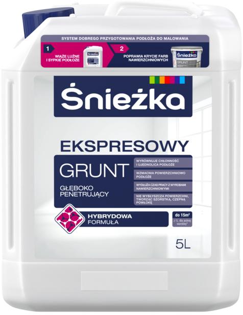 Śnieżka Ekspresowy Grunt Głęboko Penetrujący 5L