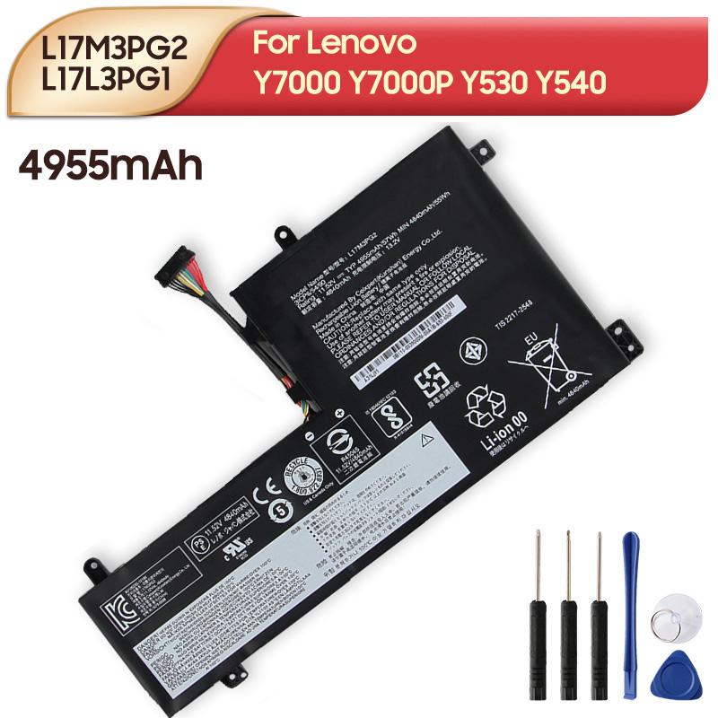 Rechargeable Lithium Battery For Lenovo Y530 Y540 Y7000 Y7000P L17M3PG2 L17L3PG1 L17M3PG3 L17C3PG1 Laptop Battery 4955mAh