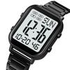 Skmei Men Digital Watches Luxury Stainless Steel Strap Dual Time Zone Man Sports Bracelet Watch 30M Waterproof Male Alarm Clock