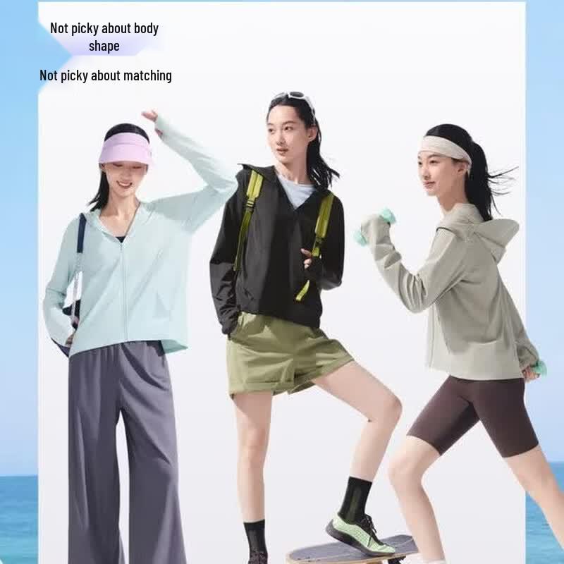 Jiaoxia AL818 Women's Spring Summer UV Protection Sun Hoodie