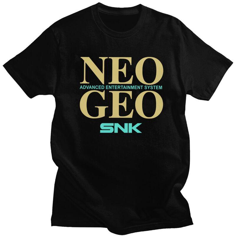 

Custom Mens Retro Arcade Game Neo Geo Snk T Shirts Short-Sleeve Cotton Tshirts Classic T-shirt Leisure Tees Loose Fit Clothin... S разноцветный