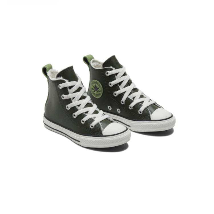 Converse Chuck Taylor All Star Comfortable Lightweight High Top Kids Canvas Shoes Kids Sneakers Green A01471C