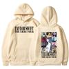 Autumn and Winter New American High Street Taylor Couple with the Same Spoof Character Letter Graffiti Hooded Sweater