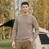 Jeep Men's Sherpa Fleece Lined Crew Neck Sweater