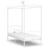 VidaXL Canopy Bed Frames White Metal 100 X 200 Cm 284469