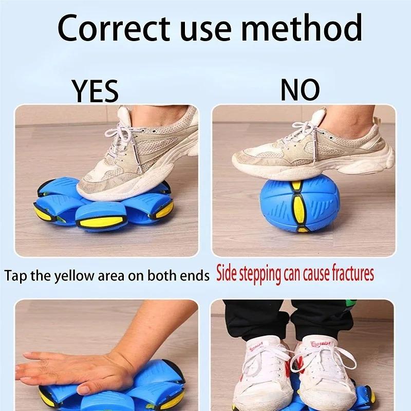 Evcil Hayvan Oyuncakları İnteraktif Uzaylı Topu Köpek Oyuncakları Sihirli Komik Evcil Hayvan Oyuncakları Uzaylı Dış Mekan Eğitim Oyuncakları Köpek Aksesuarları Üzerine Basılan Şekil Değiştirebilen Top