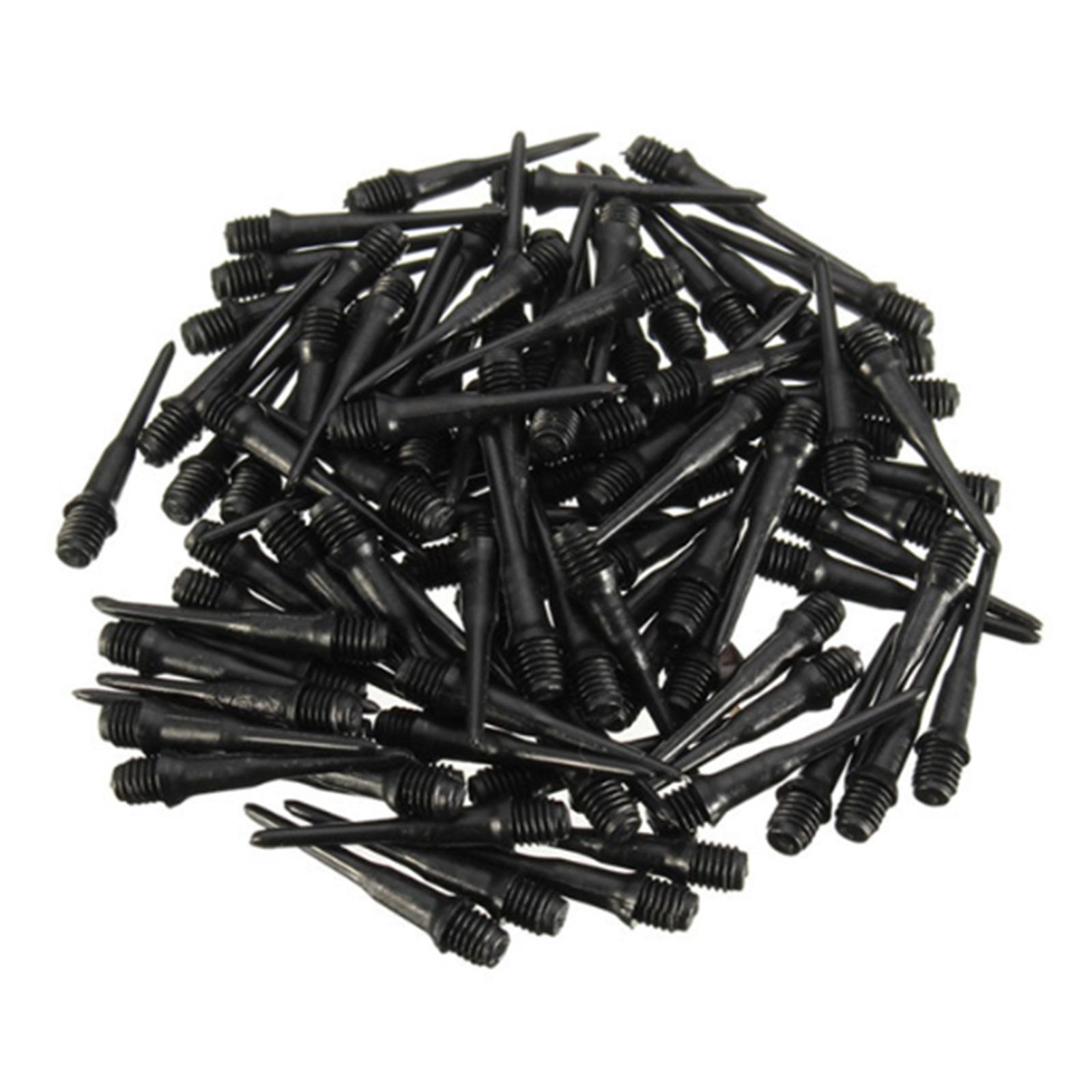 

Soft Dart Tips, Plastic Short Soft Dart Tips, Pack of 100 Plastic Dart Tips Soft Dart Tips Arrows Accessories Dart Tips 1 чорний