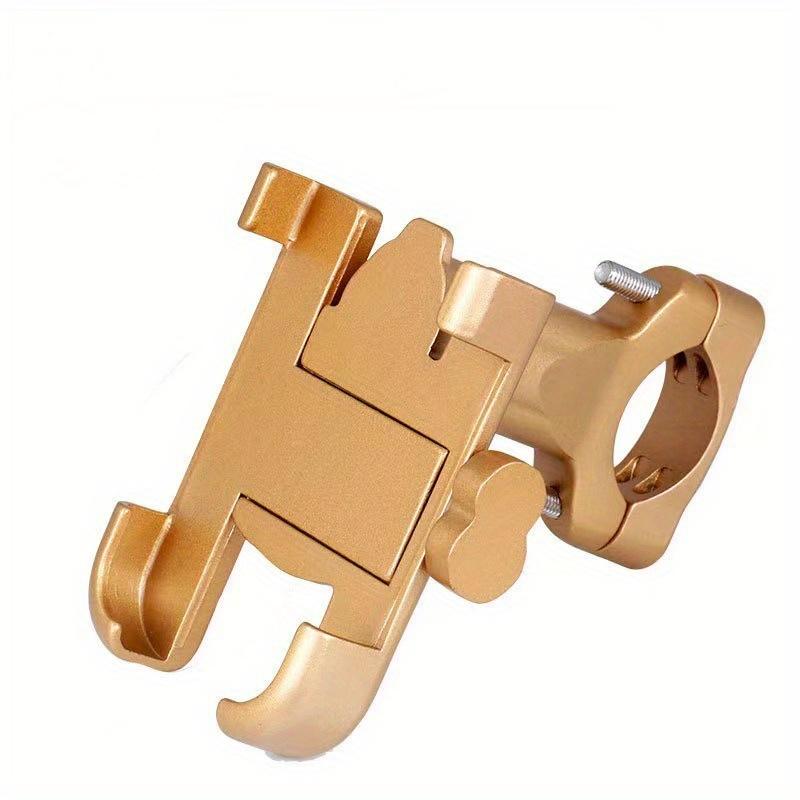 1Pc Aluminum Alloy Shock-absorbing Riding Equipment Bicycle Phone Holder Electric Bike Motorcycle Phone Clip