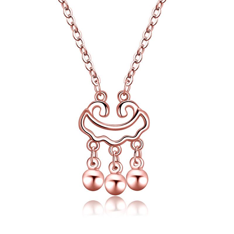 

Ожерелье с замком Простой дизайн ниши Ключичная цепочка для женщин