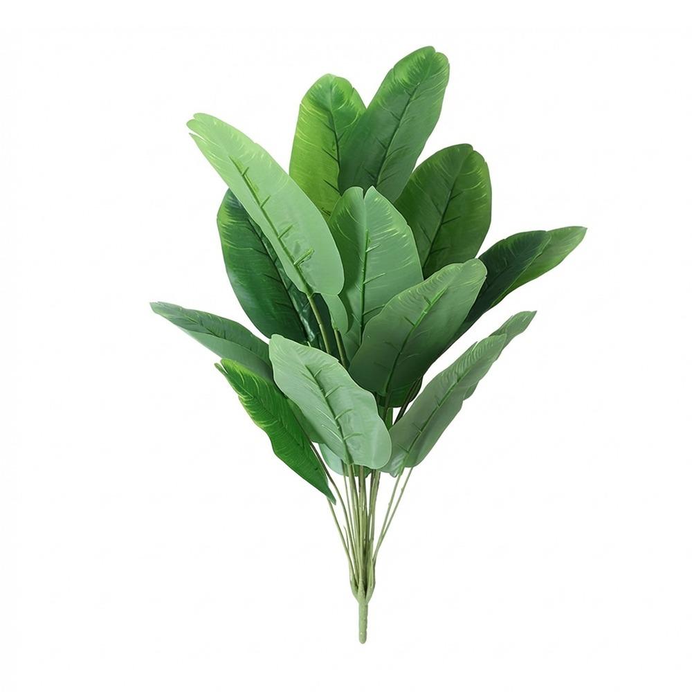 

Palm Tree Artificial Plant Leaves Vibrant Green Lifelike Plant Tabletop Decoration 1