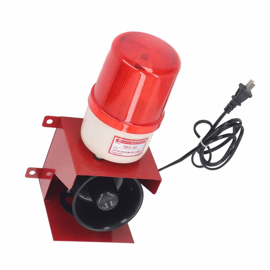 Industrial Alarm Audible and Visual LED Strobe Alarm High Decibel Sound Security Siren