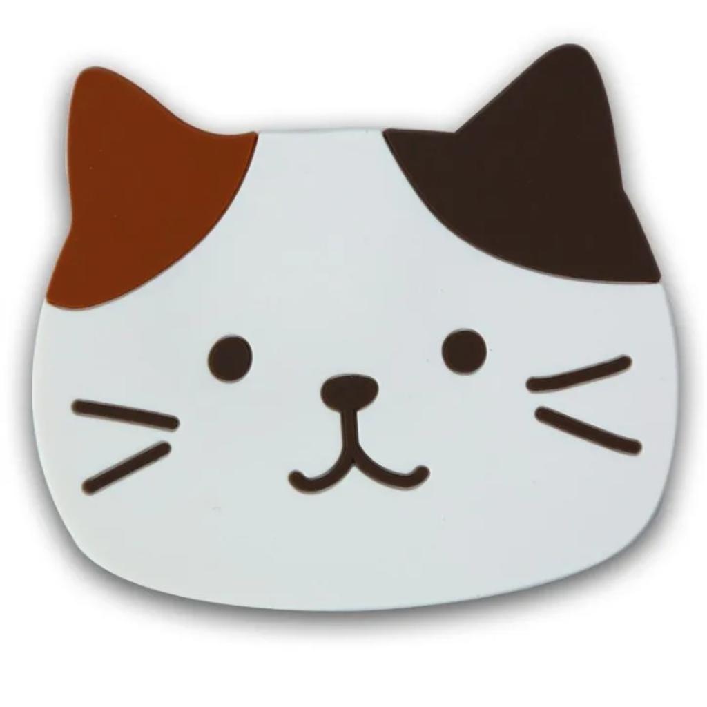 1pcs Cat Silicone Cup Coaster Mat, Waterproof & Heat Anti-slip and Anti-burn PVC Resistant Table Placemats