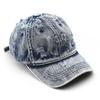 Herr Dam Ins Cowboy Baseballkeps Tvättad Bassänghatt Sliten Jeans Sol Ljus Skärm Bomull 3D Broderi för Strand Affärer