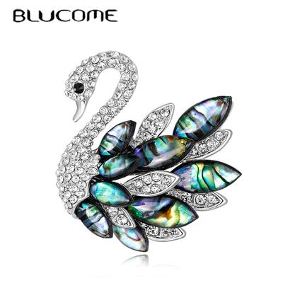 Animal Goose Brooch High-end Accessories Fashion Temperament Shell Series Pins