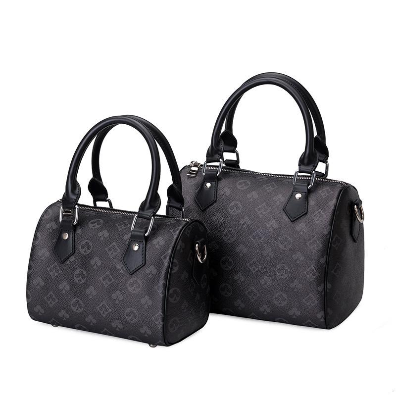 Nowa damska torba retro drukowana torebka kontrastowy kolor damska dojazdowa na ramię crossbody poduszka