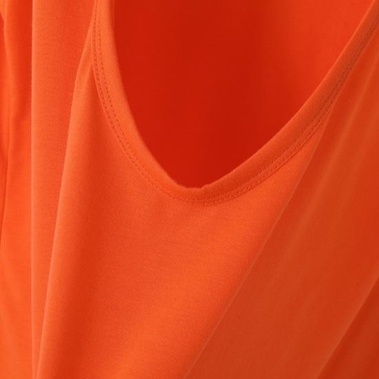 Herre Sportvest Dyp V-hals Brede stropper Ermeløs Ensfarget Tanktopper Løs Passform Avslappet Allsidig Vest
