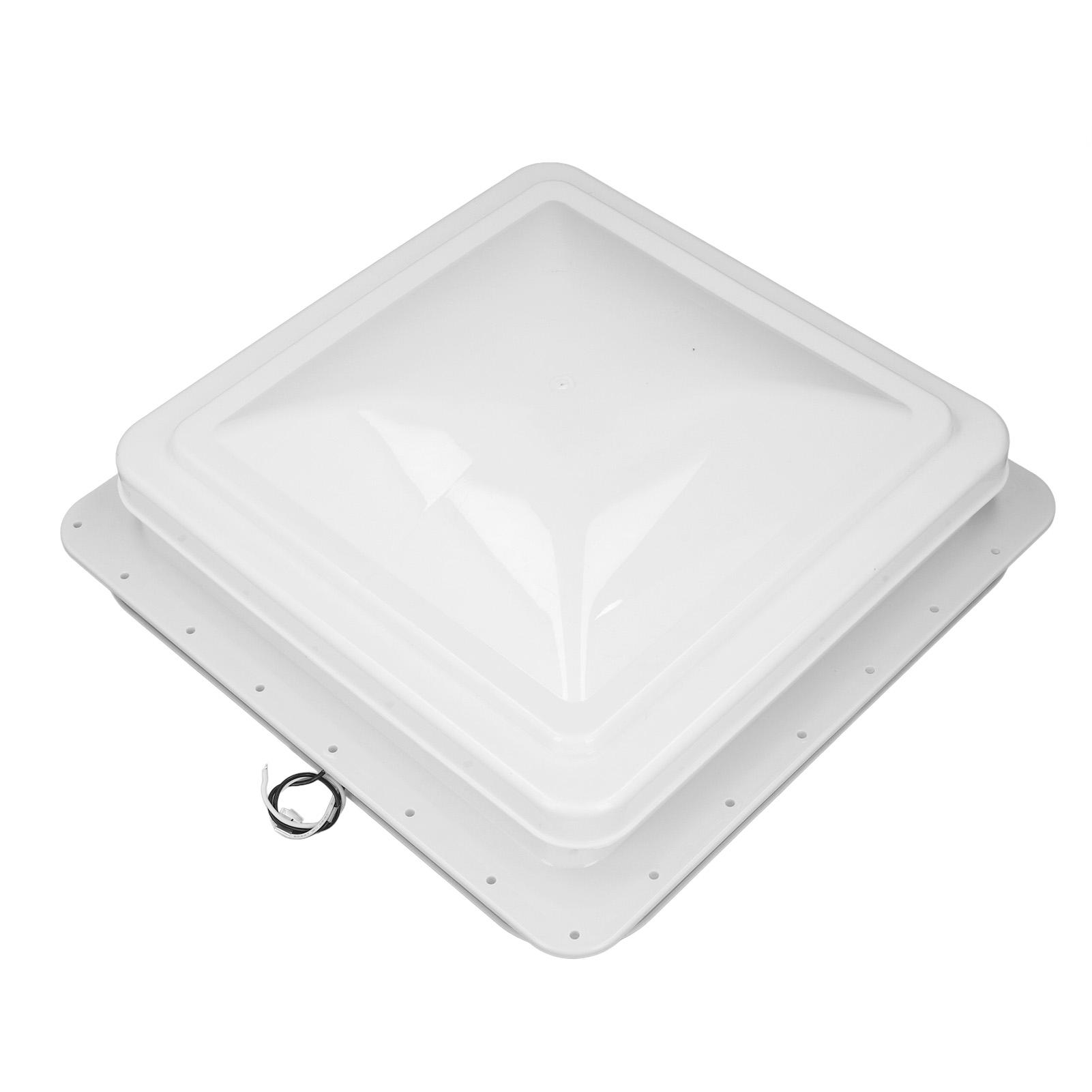 14 Inch Roof Vent Fan with 12V Motor Reversible Remote Control Exhaust Ventilation Fan for RV Trailer Ceiling UV resistant polyethylene