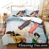 3D Print Anime Ranma 12 Bedding Set Boys Girls Twin Queen King Size Duvet Cover Pillowcase Bed boys Adult Home Textileextile029
