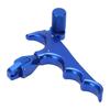 Compound Bow Release Aid Portable 360 degrees  Rotatable Aluminum Alloy Thumb Archery Release Aids Blue