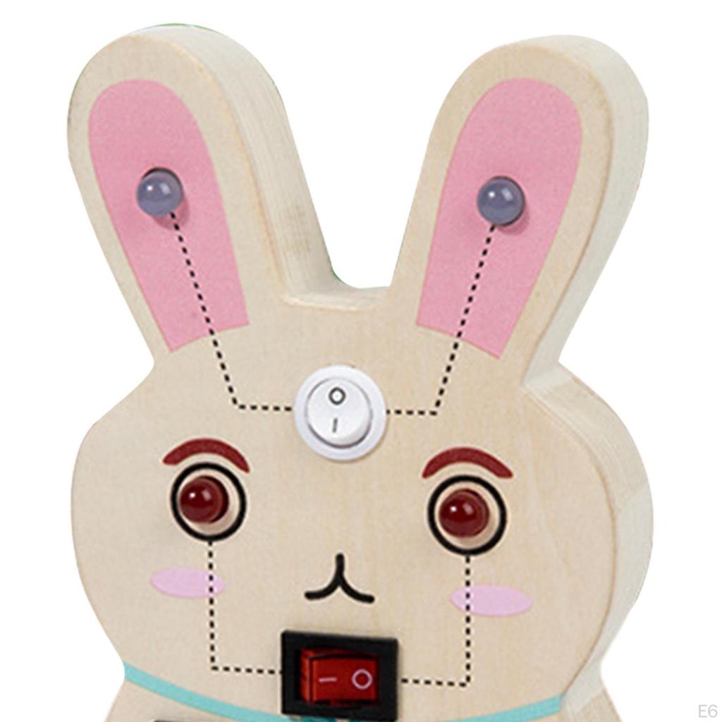 Interactive Wooden Activity Board for Kids - Educational Toy