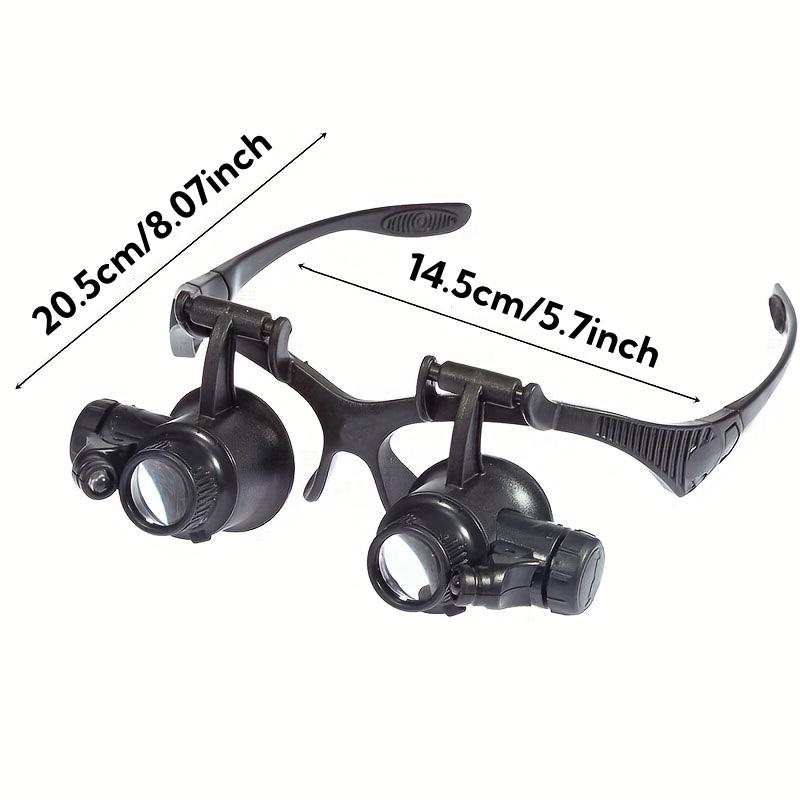 10x 15x 20x 25x LED eye lens with magnifying glass for antique jewelry and clock repair