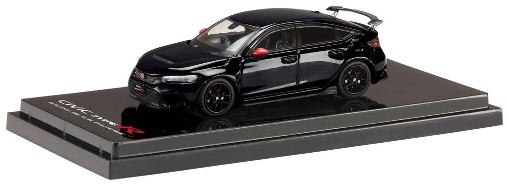 Honda Civic Type R Racing Black Optional Parts Equipped Crystal Black Pearl 1/64 (FL5) Package/Genuine