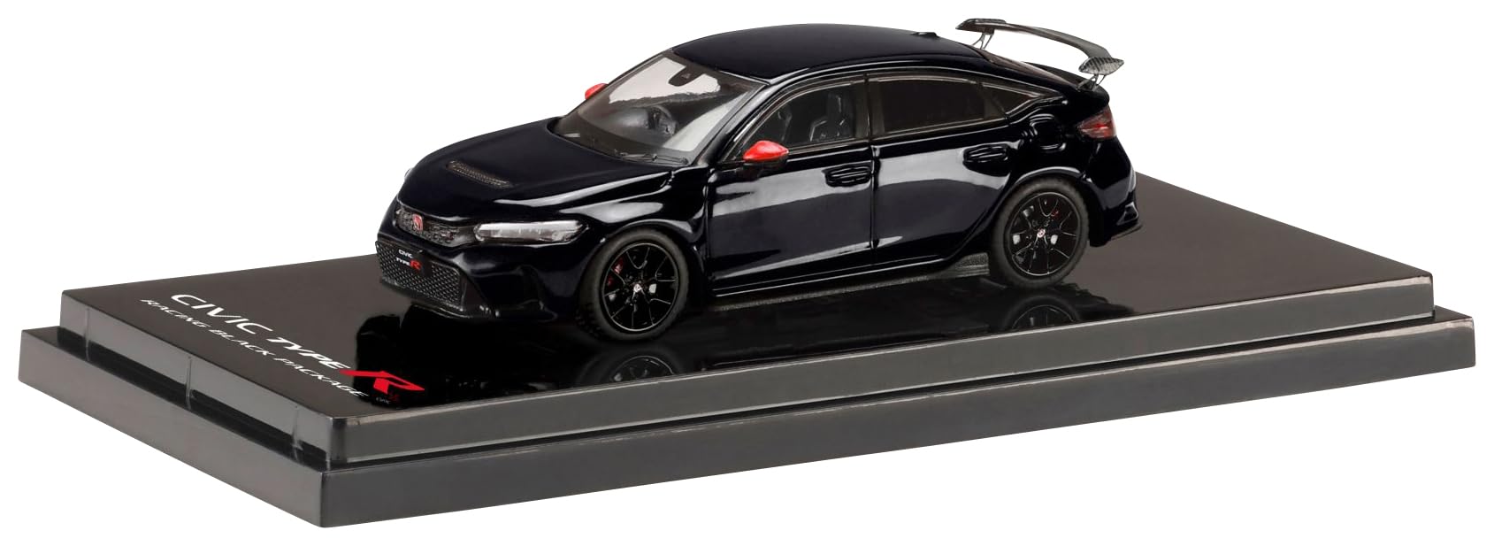 

Honda Civic Type R Racing Black Optional Parts Equipped Crystal Black Pearl 1/64 (FL5) Package/Genuine