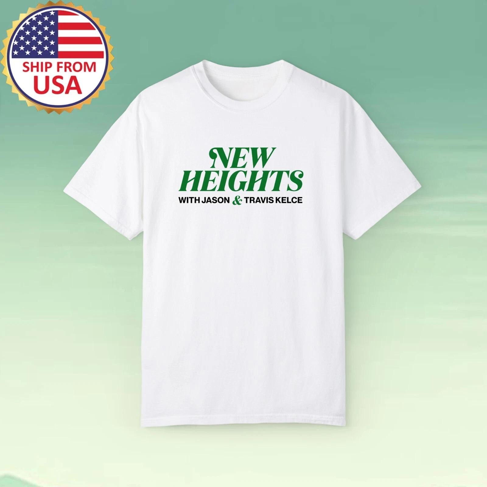 

New Heights Jason Travis Kelce Men s White Size S-5XL 4XL