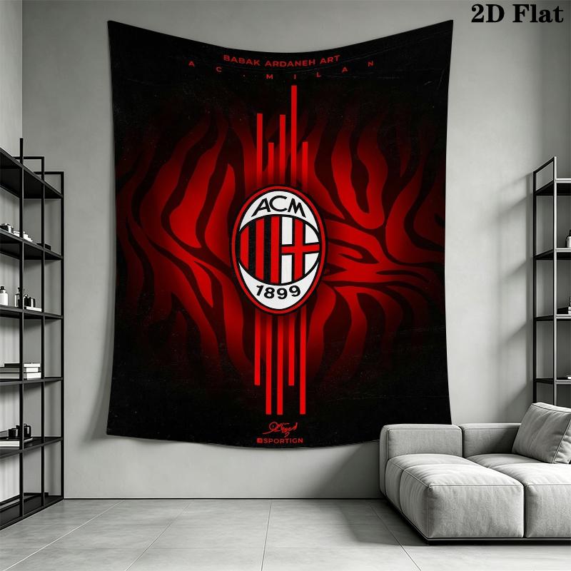 Llx0916Ac Milan Wall Tapestry Aesthetic Wall Hanging Printed Fabric Blanket Decorative Tapestries for Bedroom Living Room Home Decor
