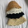 New Hollow Out Fisherman Hat For Women Korean Style Sun Protection Face-lifting Irregular Edges Basin Hat
