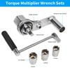 Torque Multiplier Wrench Sets with 17mm19mm21mm Sockets Aluminum Alloy Heavy Duty Torque