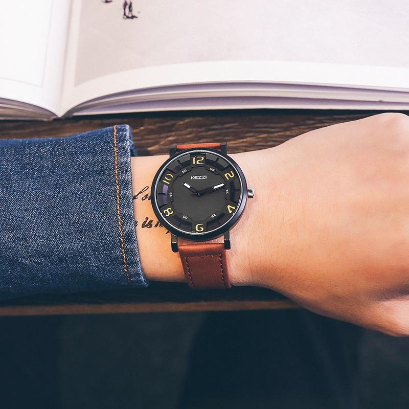 Watch Personality, Simple Men's Watch, Casual Business Men's Watch, Trendy Student Belt, Waterproof Watch