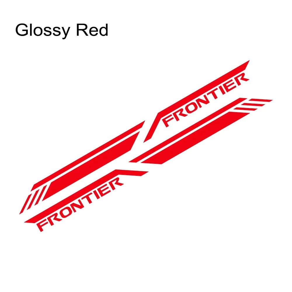 Car Trunk Side Sticker For Nissan Frontier NP300 Pro 4X D40 D22 Truck Graphics Stripes Decal Vinyl Cover Auto Tuning Accessories