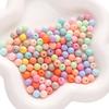 Handmade Beads 6-16mm Acrylic Mixed Colors Mixed Batch Frosted Round Beads Handmade Diy Hand Stringing Beads Jewelry Accessories Material Package