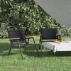 VidaXL Camping Chairs 2 Pcs Black 54x43x59 Cm Oxford Fabric, Beach Chair, Folding Camping Chair, Camping Chair 319482