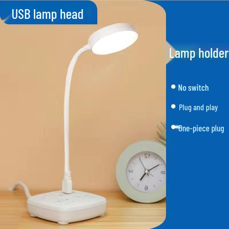 

Перезаряжаемая светодиодная настольная лампа, защищающий глаза прикроватный светильник для учебы, общежития, спальни