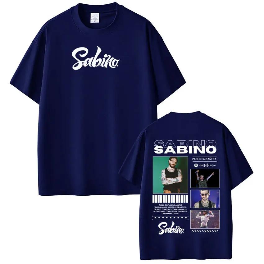 Unisex Harajuku Style Fashion Short Sleeve Casual High Quality TShirt Rapper Sabino Album Tour Printed Women And Men TShirt