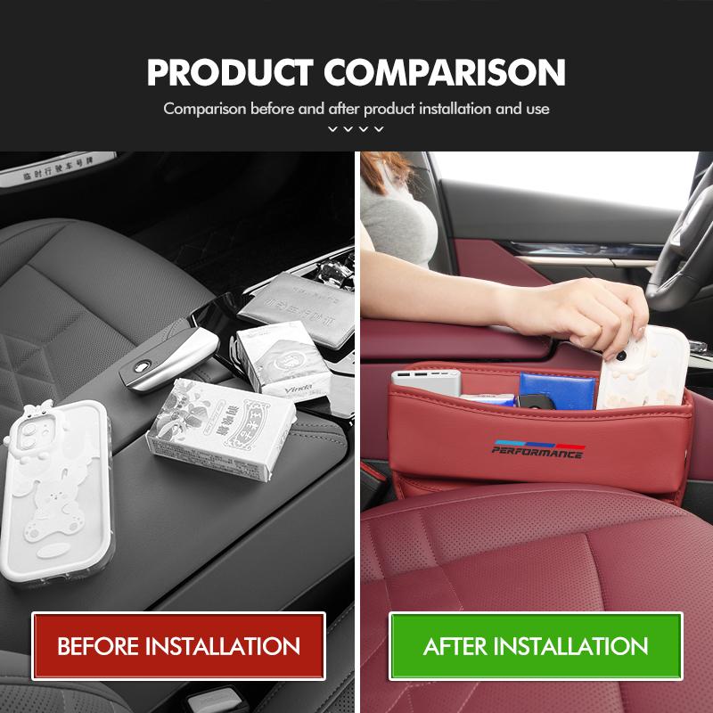 tclvr3 For BMW Car Seat Gap Crevice Storage Box Cup Holder E91 E92 E93 E60 F10 F30 E39 E36 E87 X3 X5 E70 E46 E90