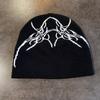 Skull Style Street Letter Beanie With No Brim For Winter And Fall Outfits Urban