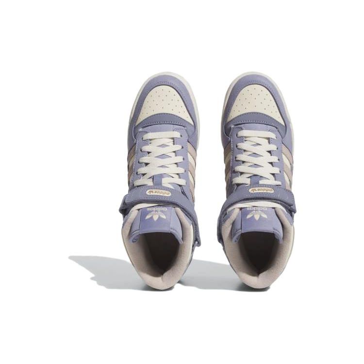 Adidas Originals Forum Shock Absorbing Durable Mid-Top Sneakers Women Sneakers Purple IF5169