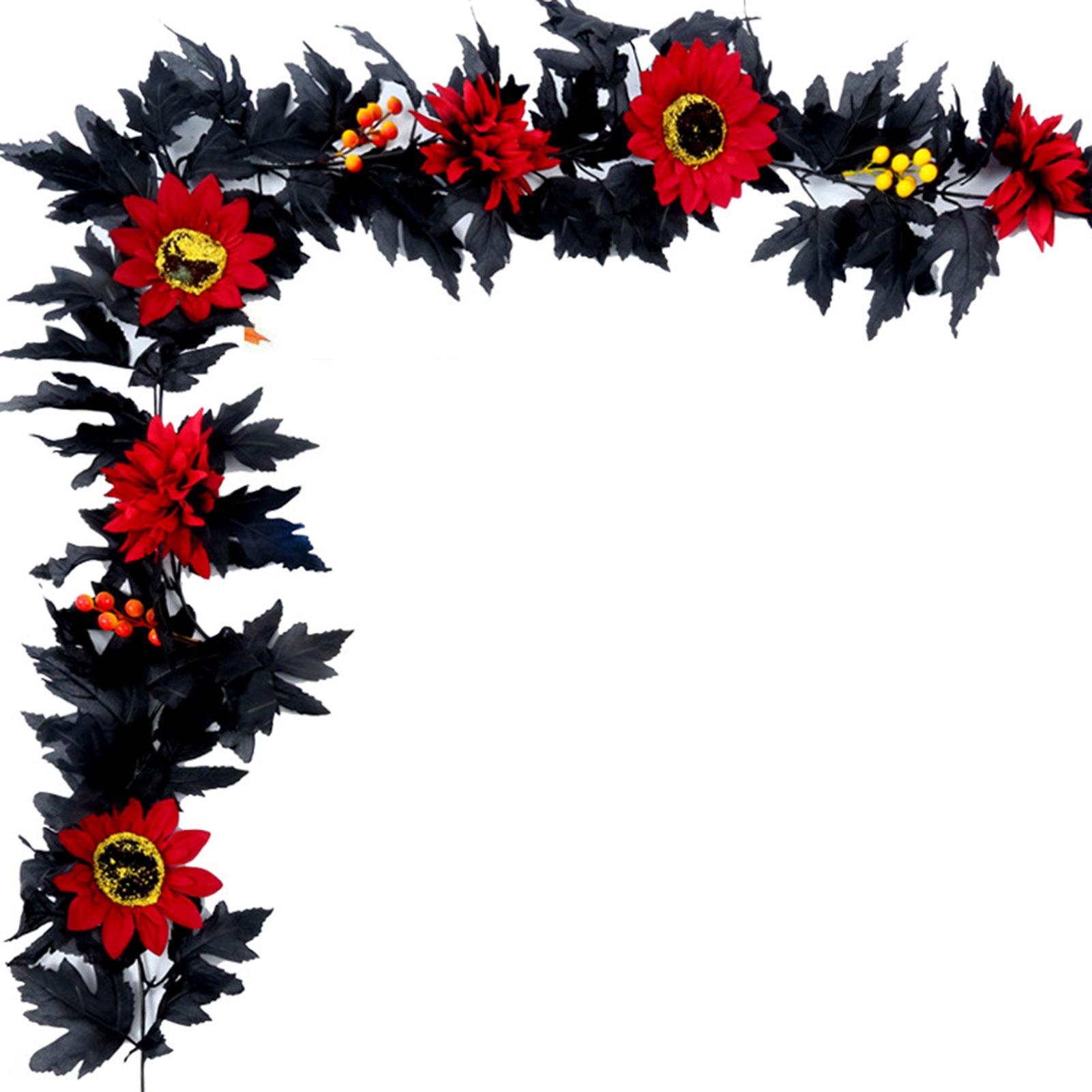 

Осенние листья гирлянда для подвешивания для дома венок листва кленовые листья подвесная гирлянда сезонные украшения для вечеринок дома