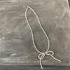 Elegant Pearls Bowknot Necklace Fashion Collar Necklace Clavicle Chain Choker