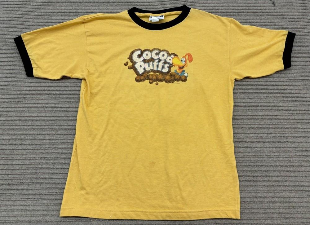 

Vintage Cocoa Puffs Shirt Mens Large Toucan Sam Cartoon Promo 2004 USA Tee Unisex T-Shirt S