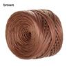 200g/Rolle Nappa Matt Kunstleder Garn für DIY Stricken Häkeln Faden Garn Handgefertigte Gewebte Taschen Schuhe Bastel Zubehör Garn