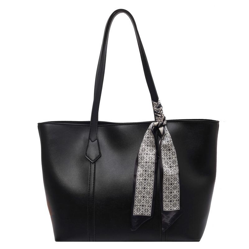 Simple and Large-capacity Bag, Women's New Casual Versatile Bucket Bag, Fashionable Shoulder Tote Bag, One Piece To Pass