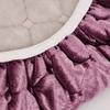 Linen Fabric Thickening Stool Covers Elastic Solid Color Bar Counter Cover Soft Anti Dirty Dining Stool Covers Universal